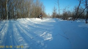 Нож отвал на снегоход первая серия