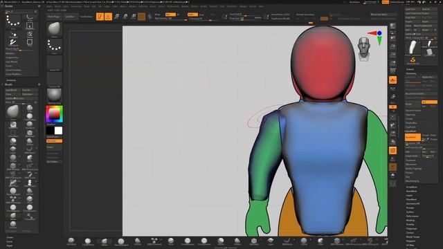 #03 ZBRUSH création d'un Art Toys pour l'impression 3D смотреть онлайн