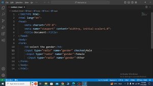 HTML Checkbox and Radio button With practical