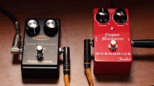 DOD YJM308 Preamp Overdrive vs Fender Yngwie Malmsteen Signature Pedal