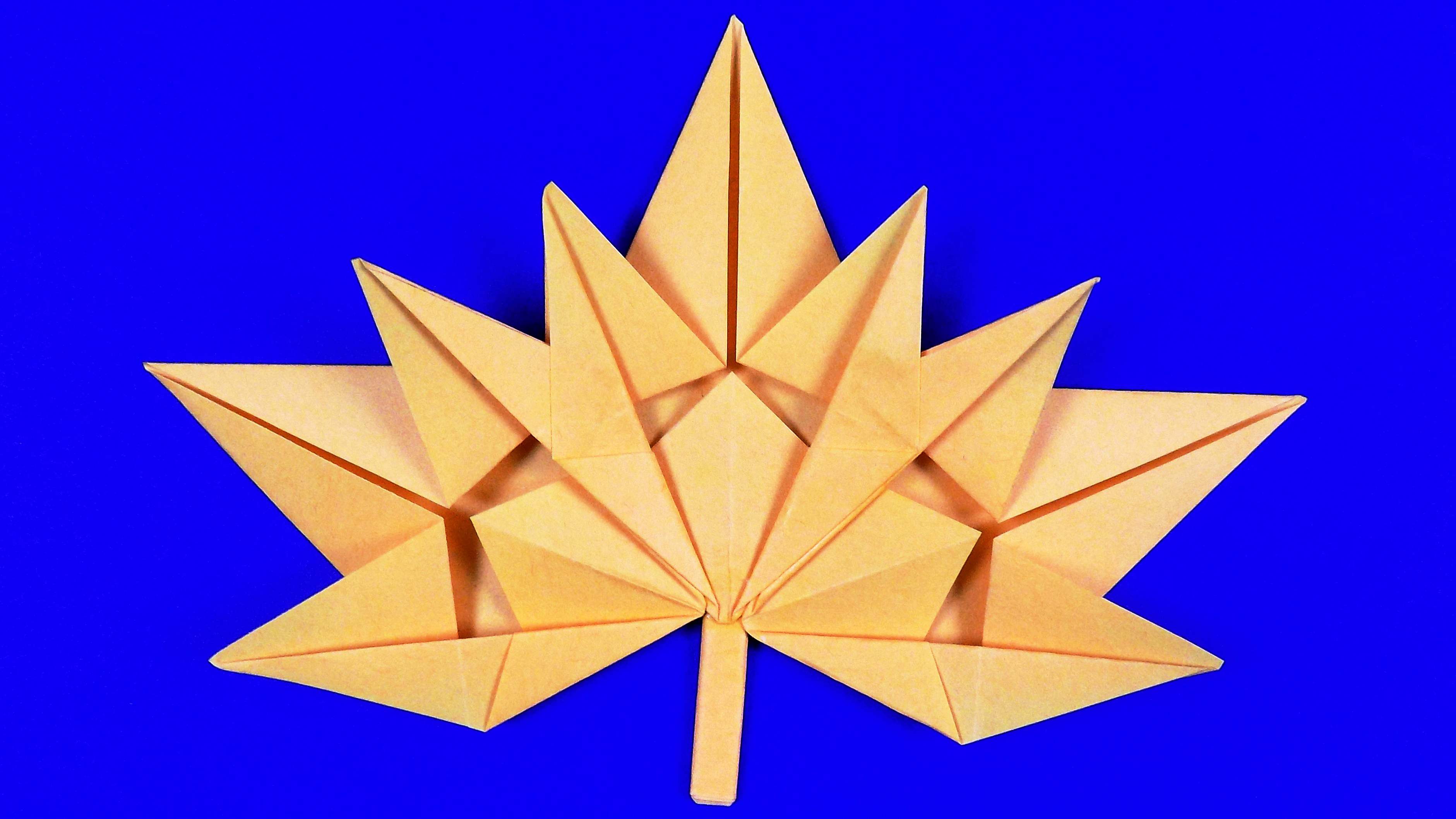 Кленовый лист оригами