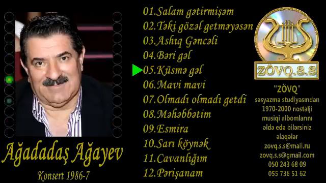 Agadadash Agayev 7-1986 (Full Concert Recording) смотреть онлайн