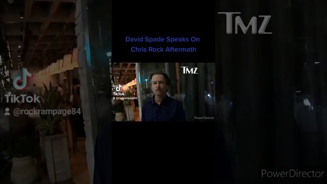 David Spade Speaks On Chris Rock Incident 👏 - #davidspade #tmz