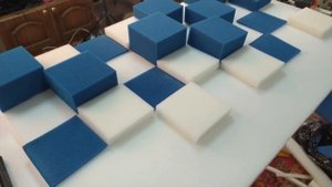 Acoustic Skyline Diffuser DIY  |  Акустический диффузор из поролона