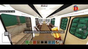 Обзор 3 линии моего метро в майнкрафт. SUBWAY IN MINECRAFT. Minecraft Builds: Metro Station