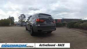 BMW X5 F15 Exhaust upgrade for Diesel- Eisenmann Active Sound System