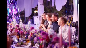 Неоновое День Рождение. Neon Flowers Party.