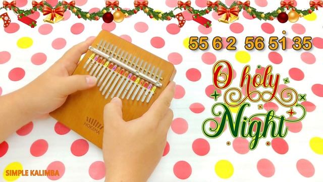 O Holy Night ||•Kalimba Easy Tutorial•||