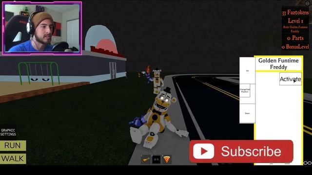 How to get "GOLDEN FUNTIME FREDDY" BADGE + MORPH/SKIN in FNAF UNIVERSE RP! - Roblox смотреть онлайн