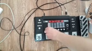 Демонстрация работоспособности гитарного процессора digitech rp500