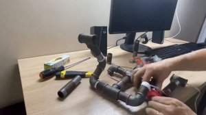 Светильник из фитингов и труб. Своими руками.
