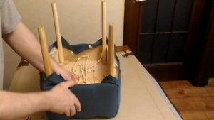 DIY Дешевый, простой пуф с утяжками своими руками. Легко и просто!
