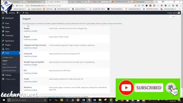 WordPress Complete Training | Part 5 - Importing a Blogger Backup to WordPress Site [Urdu/Hindi] смотреть онлайн