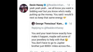 DEVIN HANEY NEEDS TO SELL HIS  JEWELRY TO GET A FIGHT WITH GEORGE KAMBOSOS ?? WTF SMH