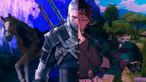 Ведьмак Геральт сделал обзор на Клинок, рассекающий демонов