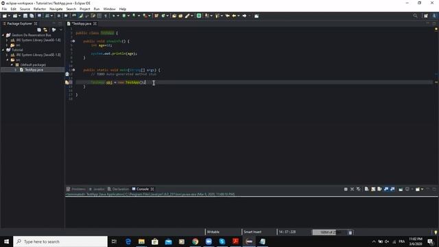 Local Variables -- Java Tutorial For Absolute Beginners
