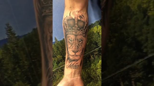 Work in progress ? First lion ever ? #tattoo