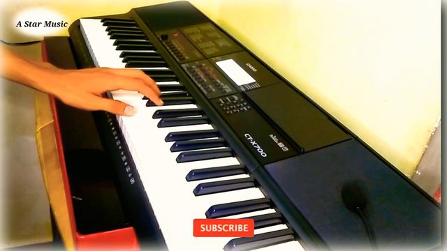 Mere Mehboob Qayamat Hogi | Instrumental Casio ctx700 | A Star Music смотреть онлайн