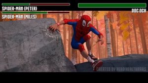 Spider-Man and Miles Morales vs. Doc Ock WITH HEALTHBARS | HD | Spider-Man: Into the Spiderverse