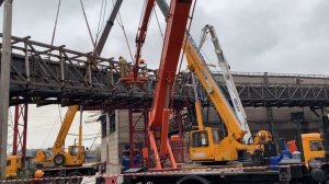 Демонтаж электрокабельной эстакады