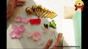 ✿ ЦВЕТЫ ИЗ ТКАНИ: Секреты работы с инструментами бульками от А до Я!