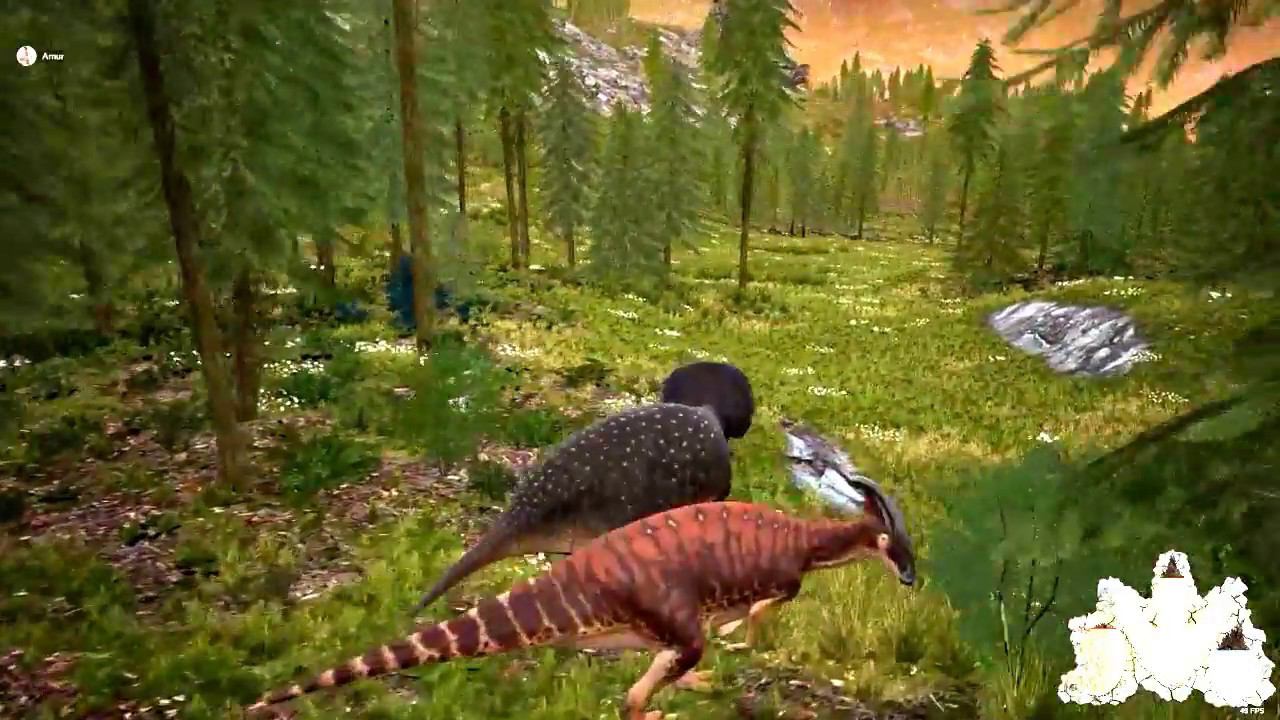 The Isle | Трицератопсы. Вокруг озер.