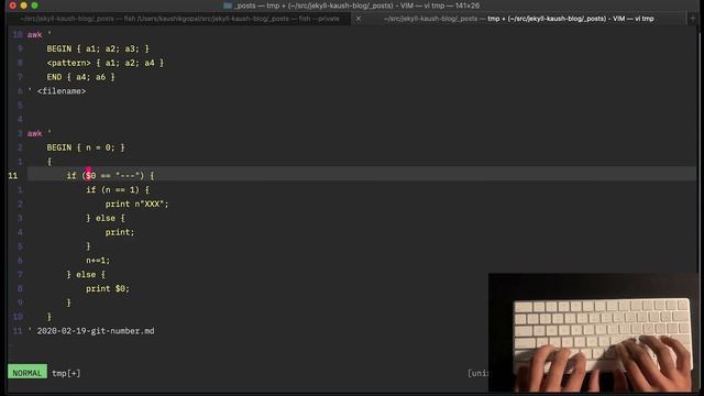 001: Build awk program from scratch to edit multiple text files смотреть онлайн