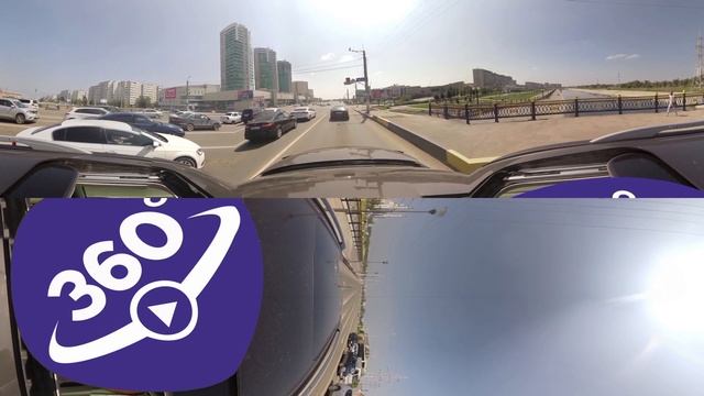 Видео 360. Покатушки по Казахстану - Центр Города Актобе.