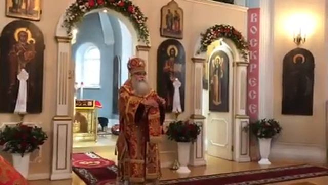 Проповедь митрополита Константина в Сортавале