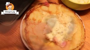 Блины с творогом