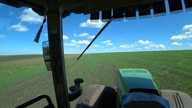 Обзор работы прицепного опрыскивателя Аmazone UX 11201 Super.