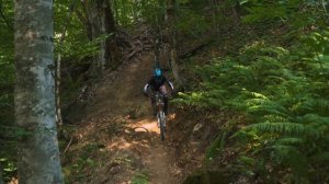 Petr Vinokurov hitting warp speeds at Krasnaya Polyana Bikepark, Russia