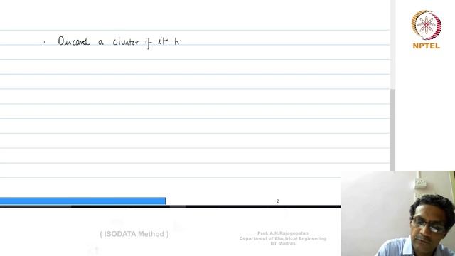 Lec 62 - ISODATA Method смотреть онлайн