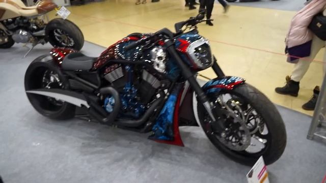 Harley Davidson V Rod от GARAGE13. Выставка Мото Весна 2021 смотреть онлайн