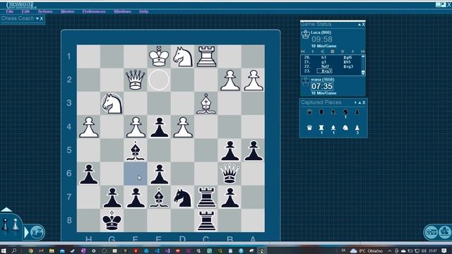 Chessmaster 10th Edition 11 Apprentites ELO 800 1200 Greyhound Station Game04 Time 10min смотреть онлайн