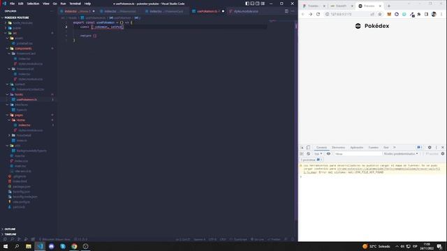 POKEDEX desde 0 usando la POKEAPI | React + Typescript смотреть онлайн
