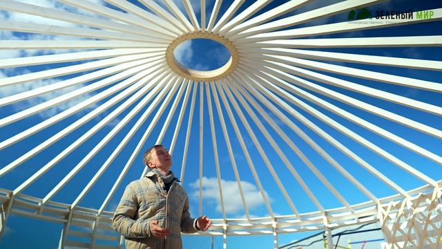 Юрта 56м2 для Глэмпинг базы в Архызе смотреть онлайн