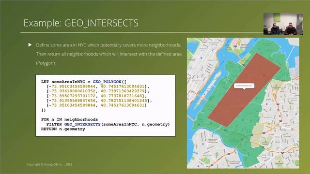 Learn all about the GeoJSON Features in ArangoDB 3.4