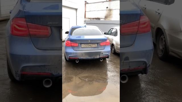 БМВ 320. Выхлоп+чип тюнинг. Хочешь также пиши. Автосервис Eservice Казань.