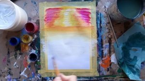 ПАЛЬМЫ и ЗАКАТ |Рисование для начинающих?