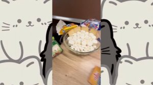 Готовлю дисерт в микроволновке с маршмеллоу