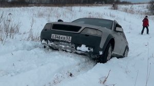 Surf 130 и Audi Allroad VS мокрый снег