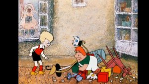 Она всё таки упала. Раз - и вдребезги!