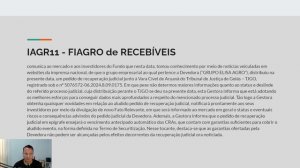 DI News, Fatos Relevantes, 07 de fevereiro MGFF11 VGHF11 XPML11 HSML11 IAGR11 GCRA11 BBFI11 e outro