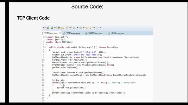 9. TCP/IP Socket Program | VTU 5th Sem Computer Network Lab 15CSL57 смотреть онлайн