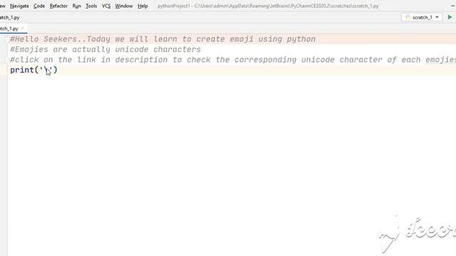 Displaying Emojies Using Python