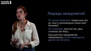 Видеоурок 35. Междометие. Русский язык 10 класс