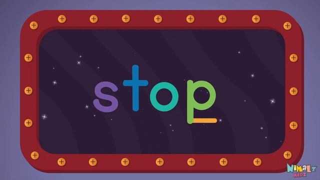 STOP - Let's Learn the Sight Word STOP with Hubble the Alien! | Nimalz Kidz! Songs and Fun! смотреть онлайн