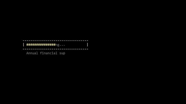 Frums - Credits EX: Original animation in command line
