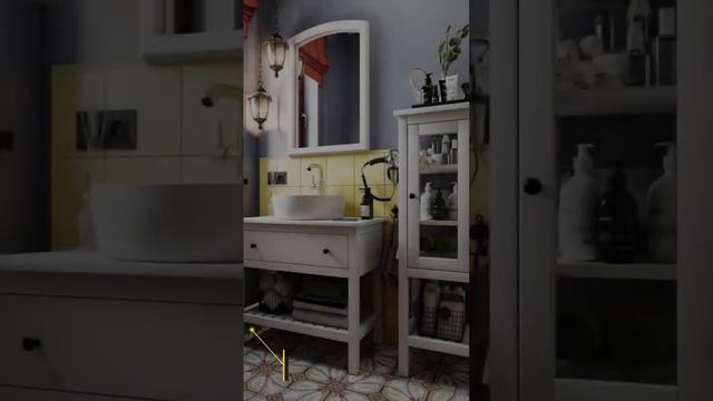 Дизайн ванной комнаты в ярких тонах. #дизайндома #дизайнинтерьера #дизайнмосква #дизайнстудиямосква смотреть онлайн